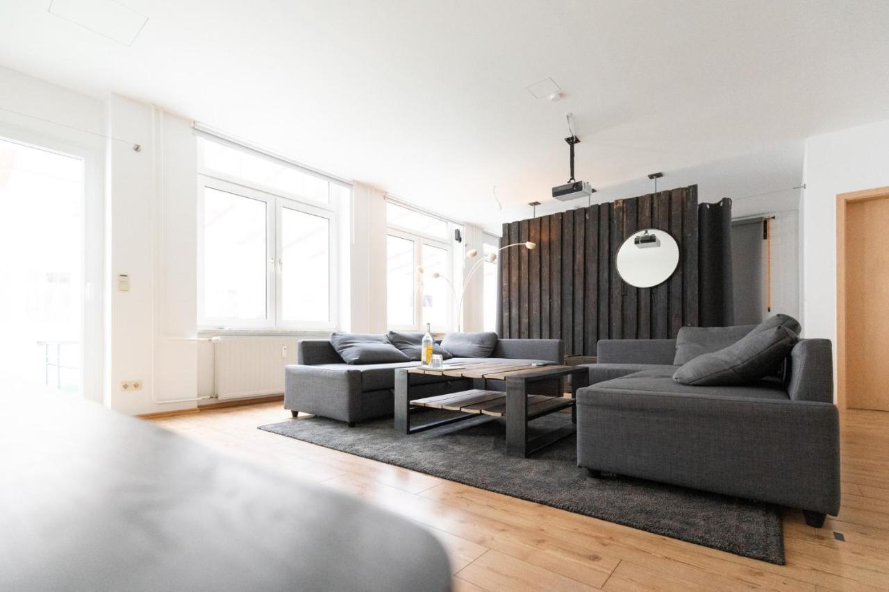 Altbau-Studio 230m² mit Wintergarten bis 10 Pers. Erfurt Exterior foto