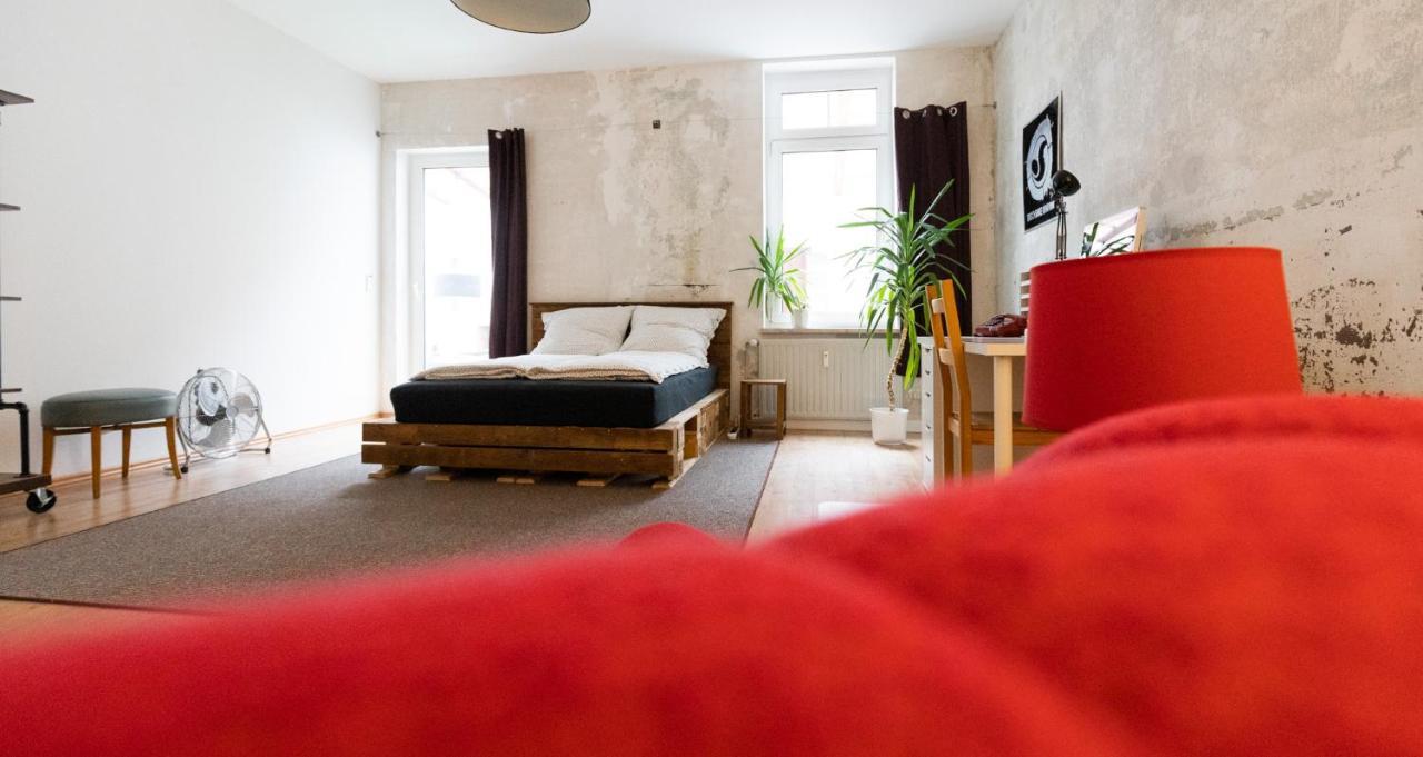 Altbau-Studio 230m² mit Wintergarten bis 10 Pers. Erfurt Exterior foto